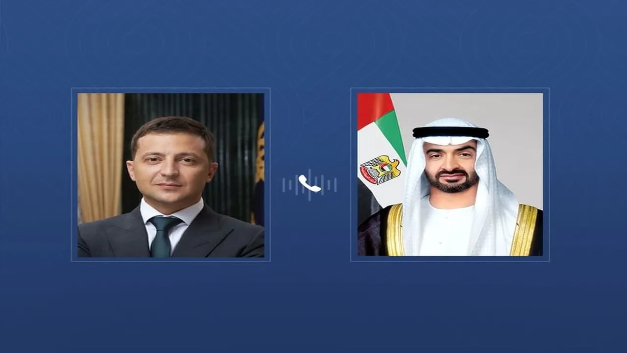رئيس الدولة يبحث مع نظيره الأوكراني هاتفياً سبل تعزيز التعاون والتطورات الإقليمية